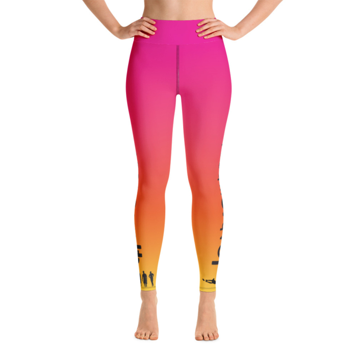 LATB 2019 Womens Leggings -pink/orange/gold