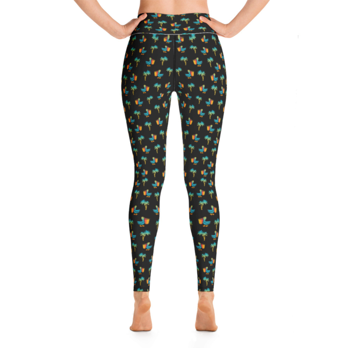 LATB Womens Leggings pelicans n palms - Image 5