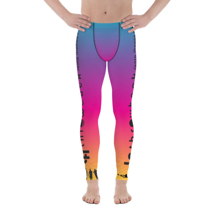 LATB 2019 Men's Leggings aqua/pink/gold