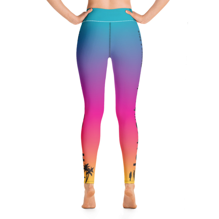 LATB 2019 Womens Leggings -aqua/pink/gold - Image 4