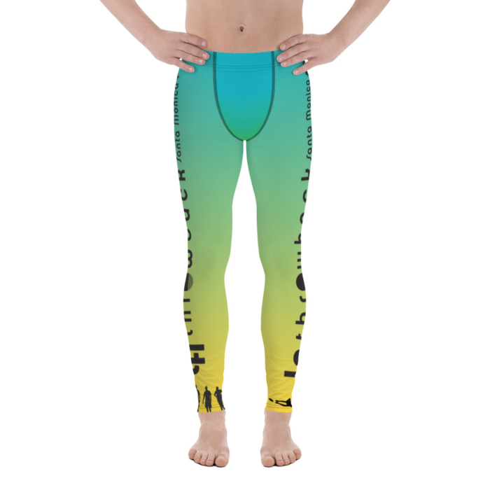 LATB 2019 Men's Leggings aqua/green/yellow