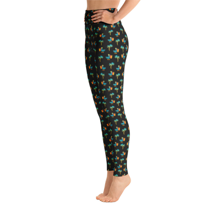 LATB Womens Leggings pelicans n palms - Image 3