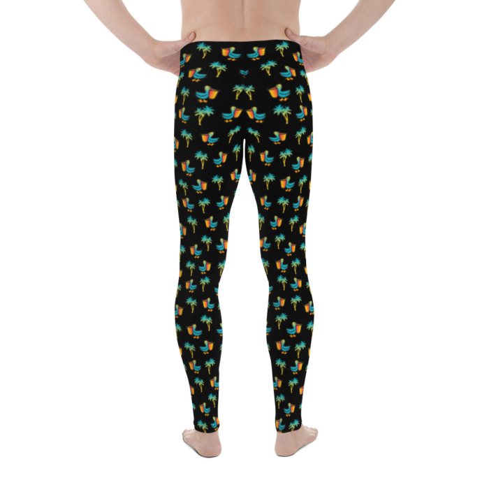 LATB Men's Leggings pelicans n palms - Image 5