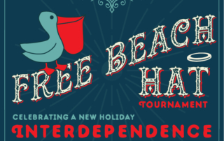 Interdependence Day Free Beach Hat logo