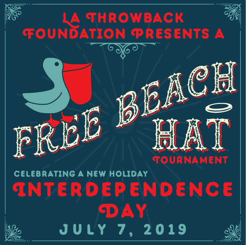 Interdependence Day Free Beach Hat logo