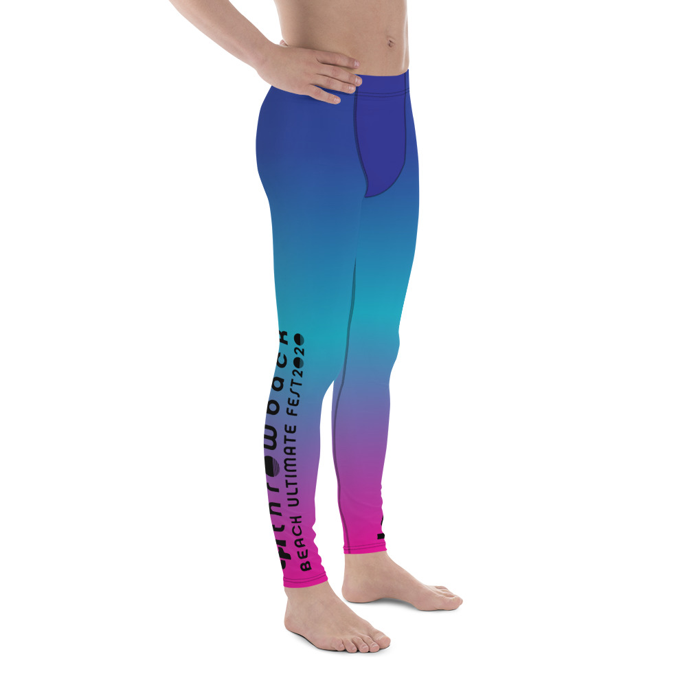 Download LATB2020 Men's Leggings blue-pink - LA Throwback Foundation