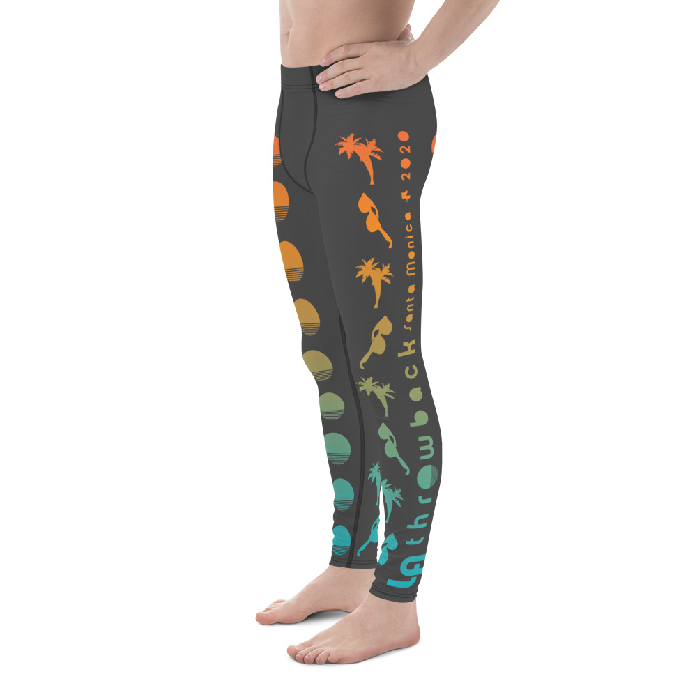 Download LATB2020 Men's Leggings gray + rainbow - LA Throwback ...