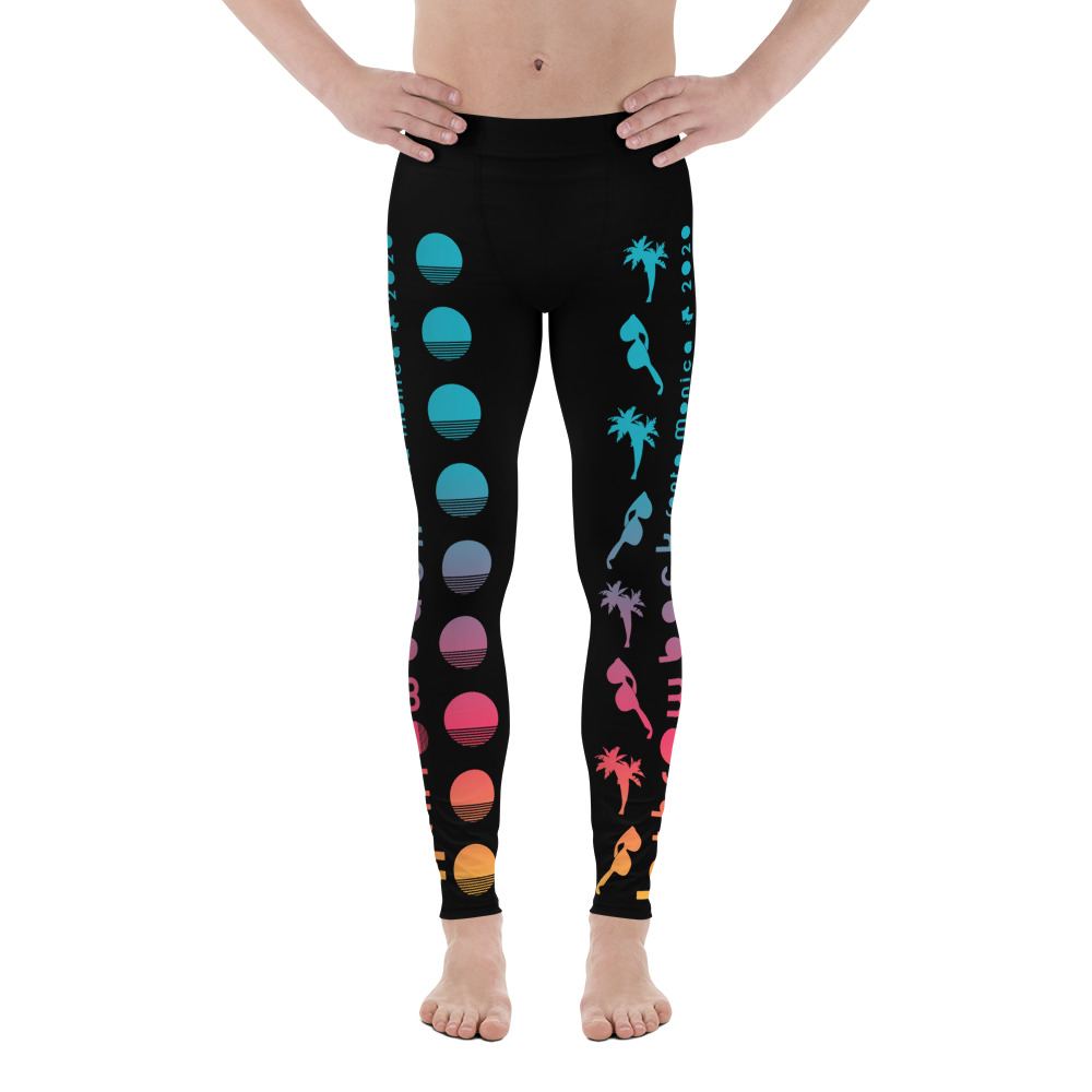 Download LATB2020 Men's Leggings Black + Rainbow - LA Throwback ...