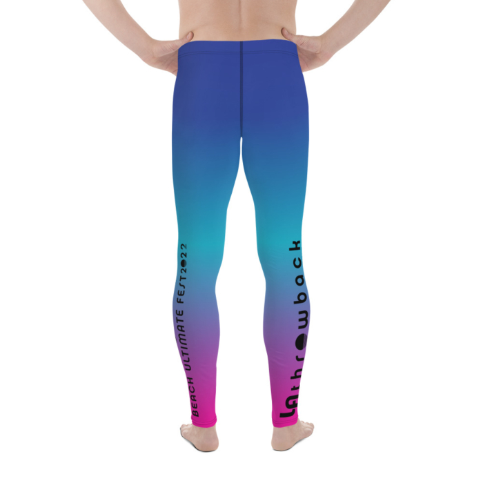 LATB2022 Men's Leggings blue-pink - Image 4