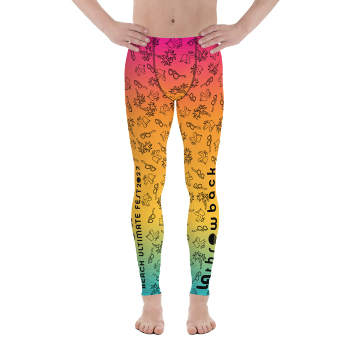 LATB 2022 Men's Leggings sunset black pattern