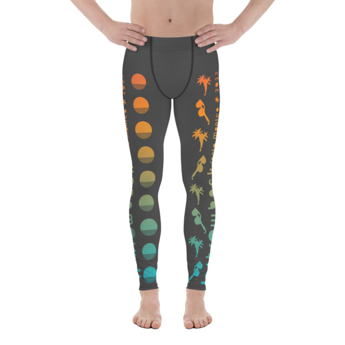 LATB2022 Men's Leggings gray + rainbow - Image 6