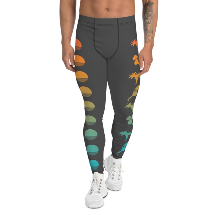 LATB2022 Men's Leggings gray + rainbow - Image 5