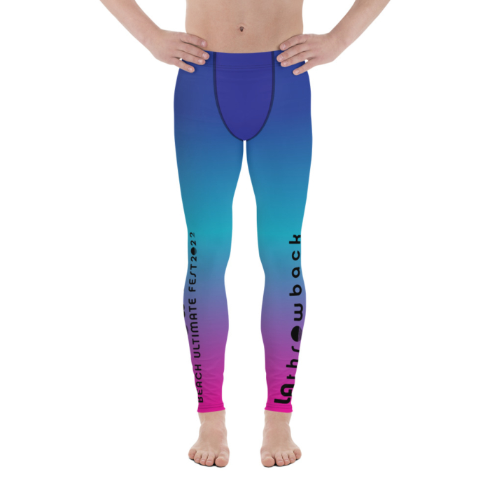 LATB2022 Men's Leggings blue-pink