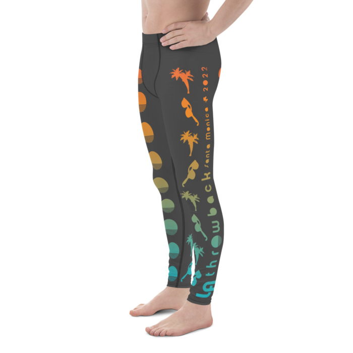 LATB2022 Men's Leggings gray + rainbow - Image 3