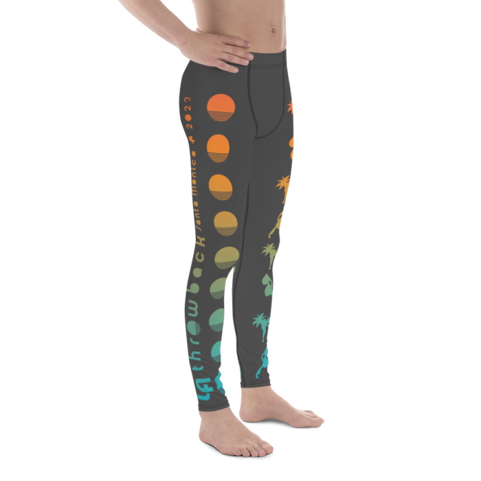 LATB2022 Men's Leggings gray + rainbow - Image 2