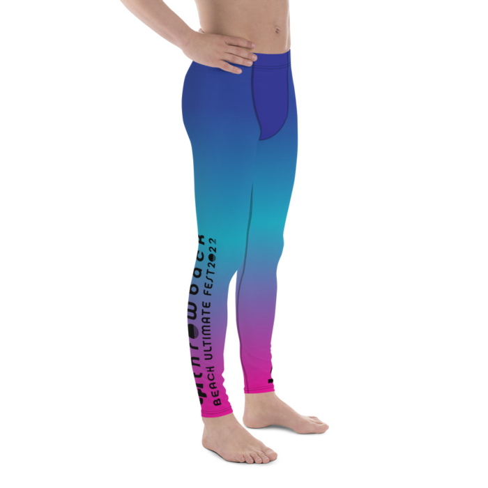 LATB2022 Men's Leggings blue-pink - Image 2