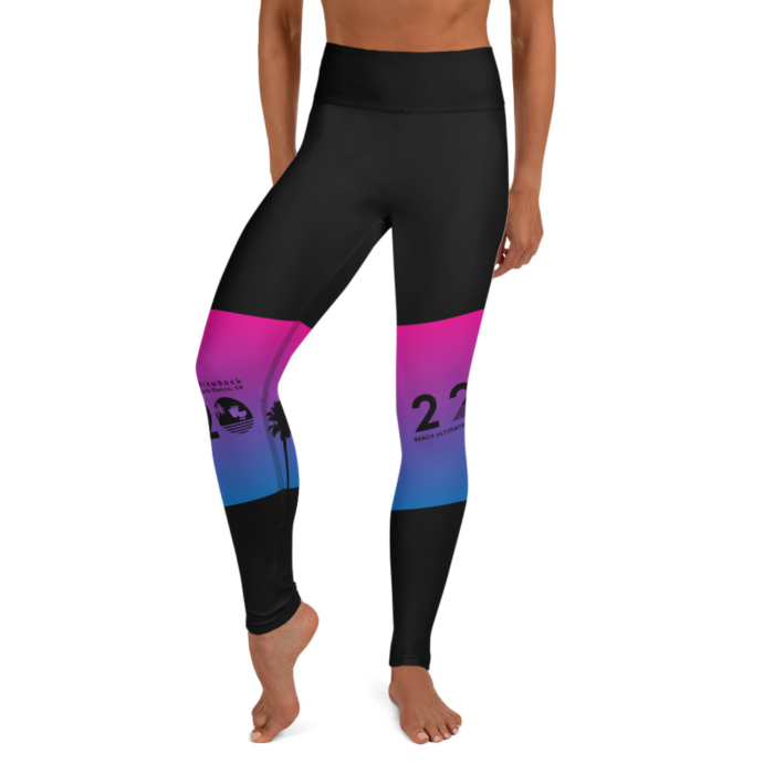 LATB 2022 Womens Leggings black diagonal stripe