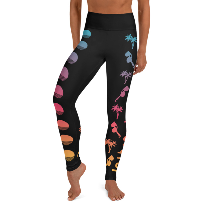 LATB 2022 Womens Leggings black - rainbow - Image 4