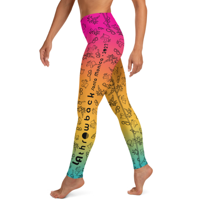 LATB 2022 Womens Leggings sunset black pattern